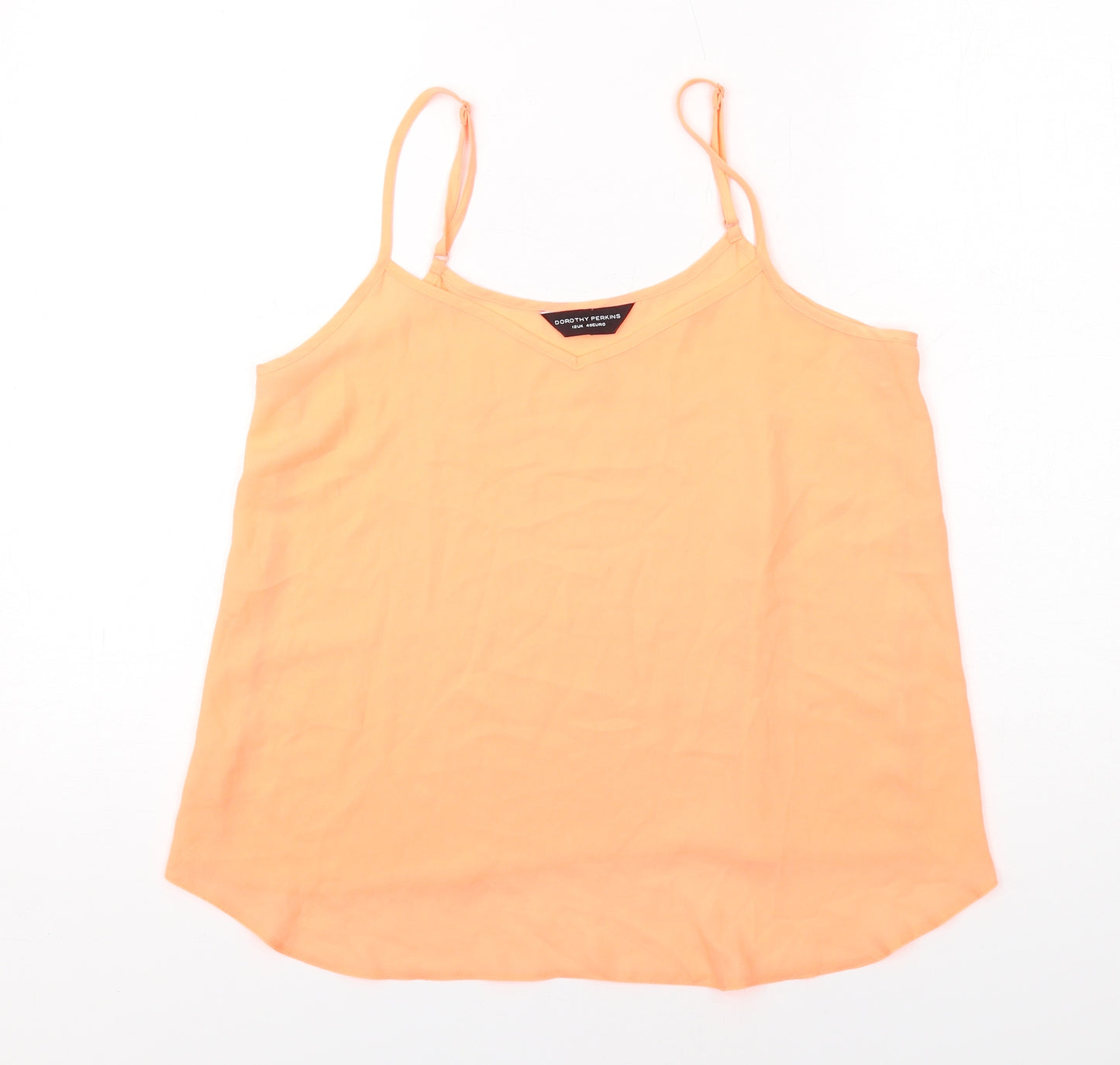 Dorothy Perkins Womens Pink Polyester Camisole Tank Size 12 V-Neck