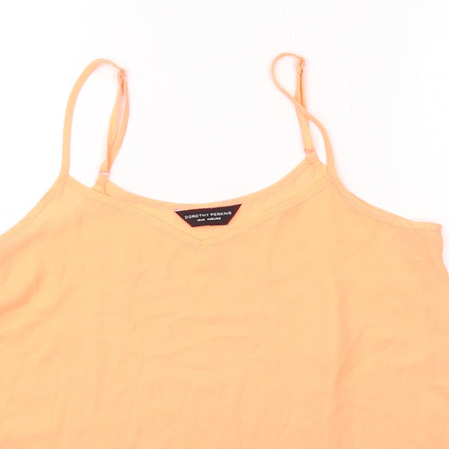 Dorothy Perkins Womens Pink Polyester Camisole Tank Size 12 V-Neck