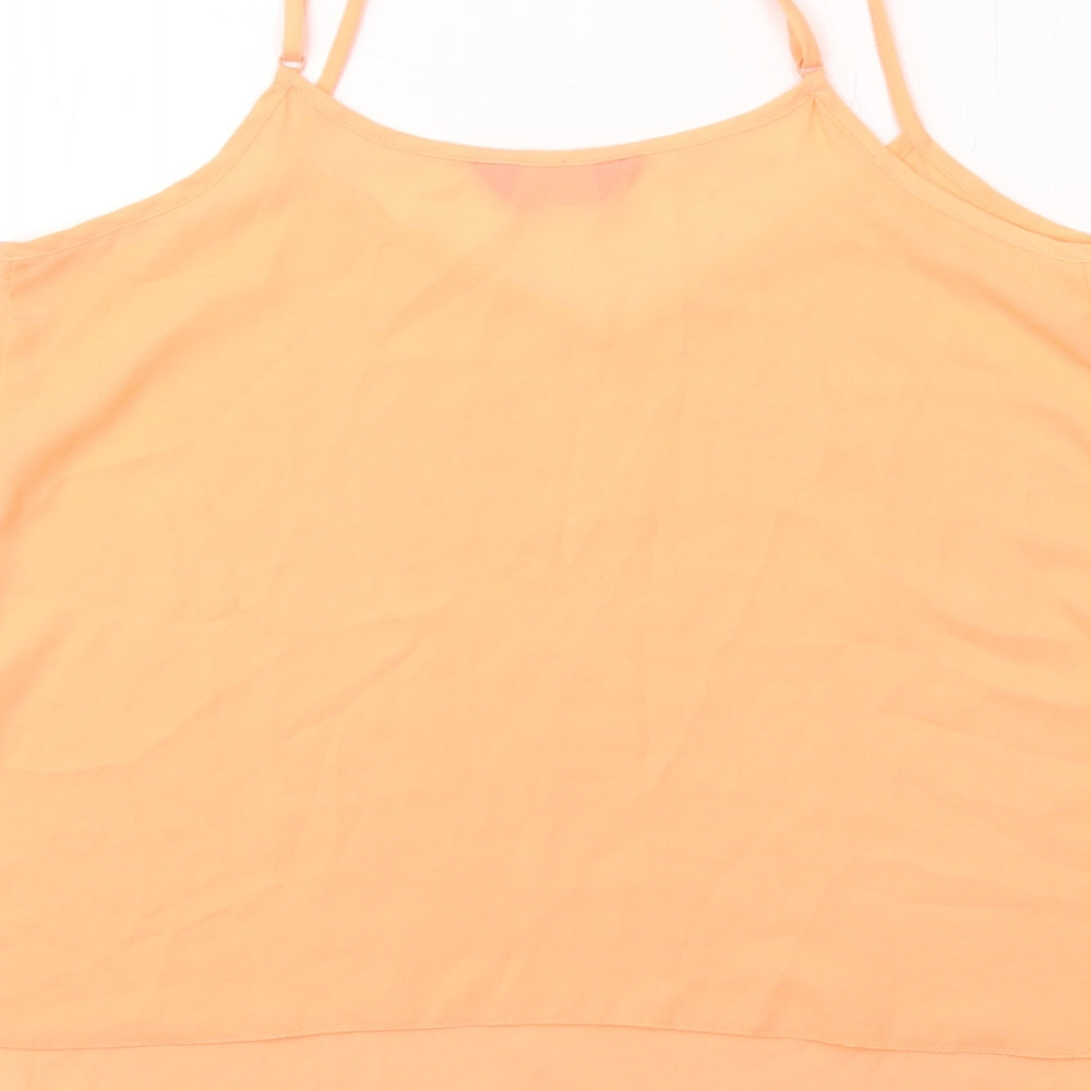 Dorothy Perkins Womens Pink Polyester Camisole Tank Size 12 V-Neck