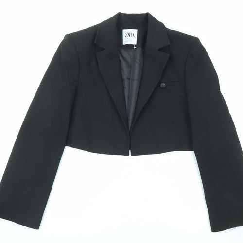 Zara Womens Black Jacket Blazer Size S