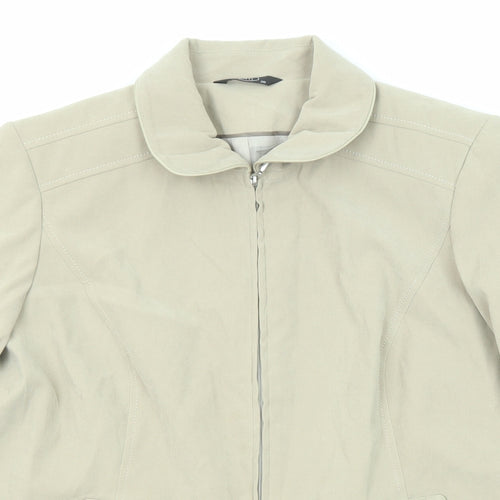 Bonmarché Womens Beige Jacket Size 20 Zip