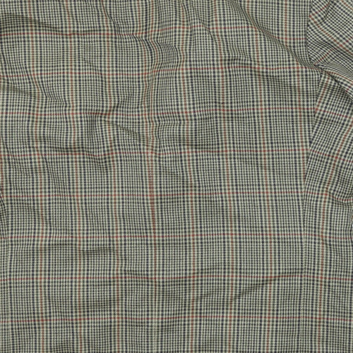 St Michael Mens Multicoloured Plaid Wool Jacket Blazer Size 42 Regular