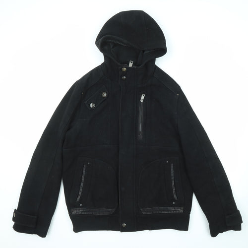 Burton Mens Black Jacket Size M Zip