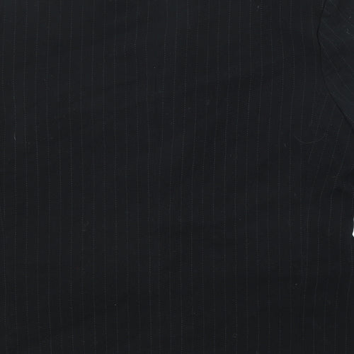 Ciro Citterio Mens Black Striped Wool Jacket Suit Jacket Size 46 Regular