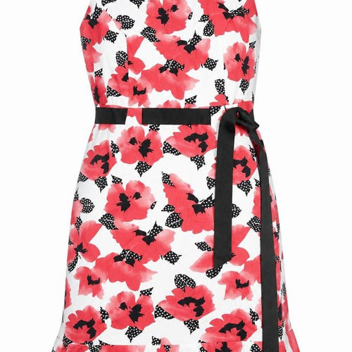 Precis Womens Multicoloured Floral Polyester Tank Dress Size 8 Round Neck Zip