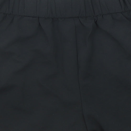 Jacqueline de Yong Womens Black Polyester Basic Shorts Size XL L4 in Regular Pull On