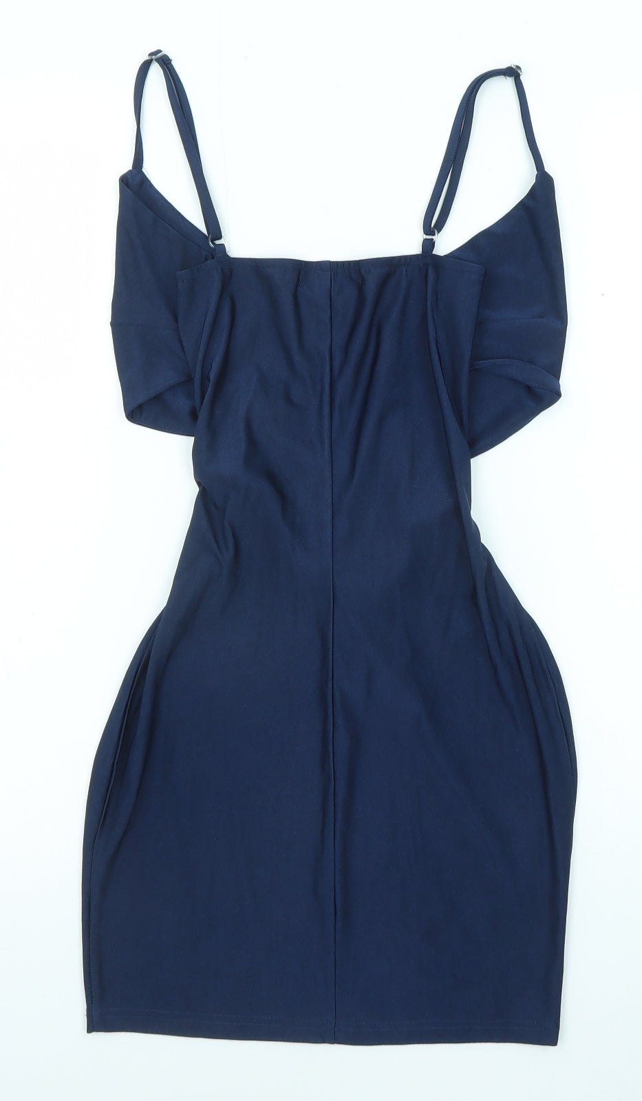 CBR Womens Blue Polyester Mini Size S V-Neck Pullover