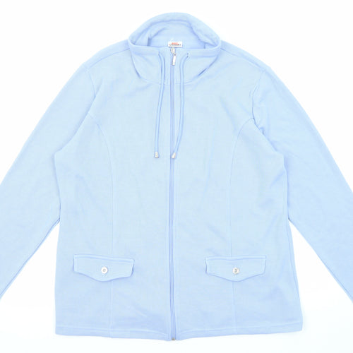 Damart Womens Blue Jacket Size 18 Zip - Size 18-20