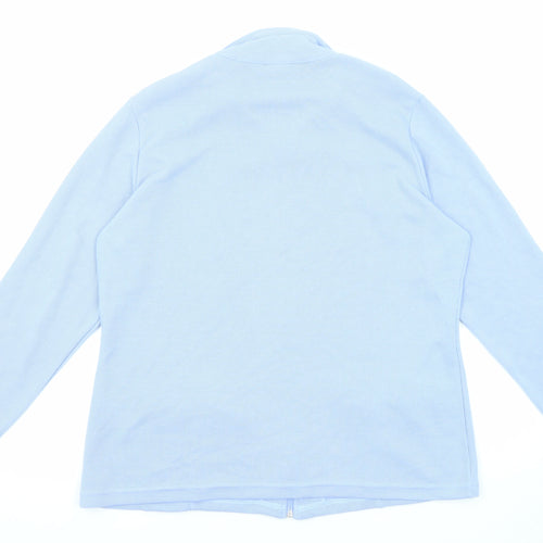 Damart Womens Blue Jacket Size 18 Zip - Size 18-20