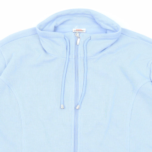 Damart Womens Blue Jacket Size 18 Zip - Size 18-20