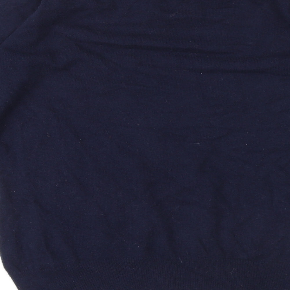 Joules Womens Blue Round Neck Viscose Pullover Jumper Size 12 - Pheasant