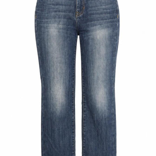 Gap Womens Blue Cotton Straight Jeans Size 6 L26 in Regular Zip