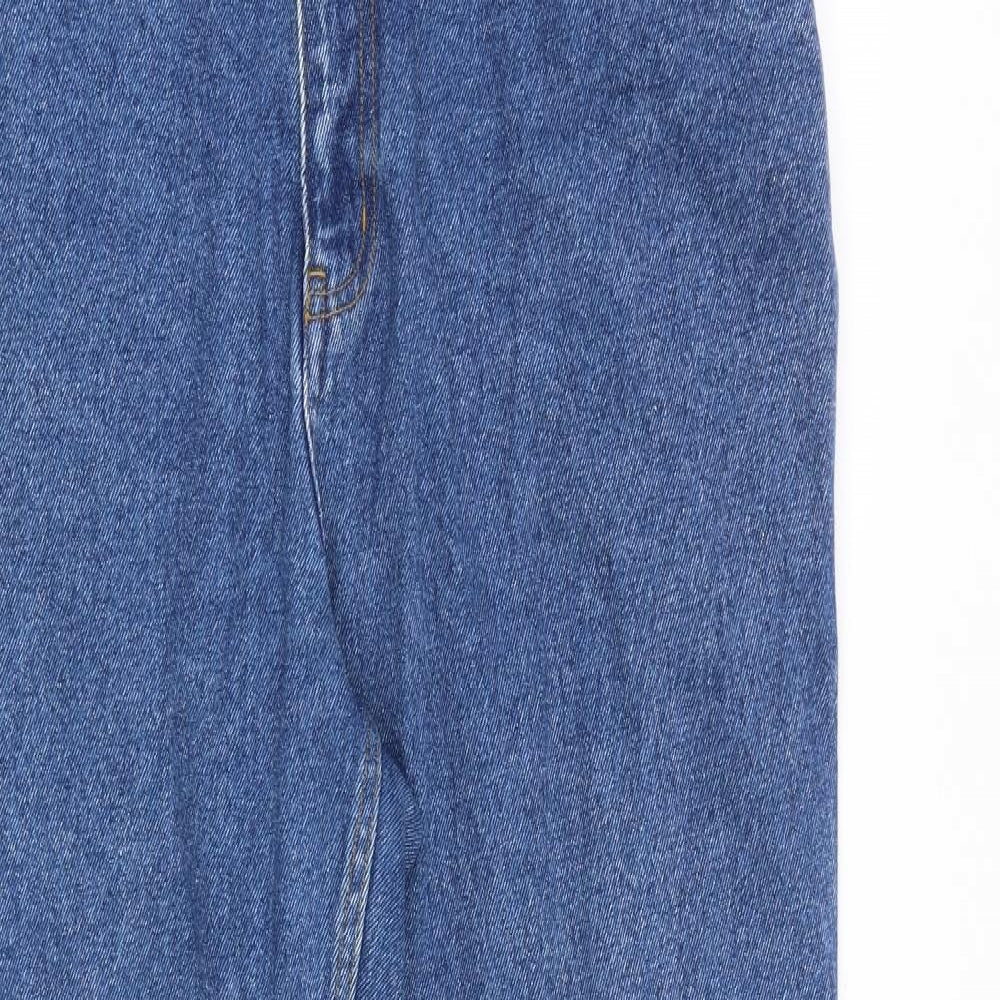 Dickies Mens Blue Cotton Straight Jeans Size 38 in L32 in Regular Zip