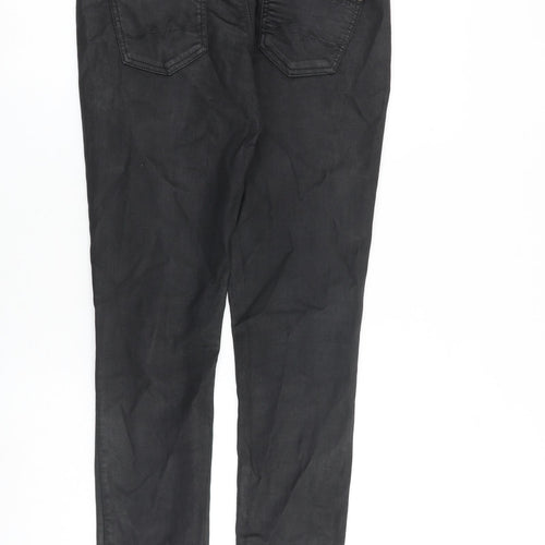 Pepe Jeans Womens Black Polyester Skinny Jeans Size 29 in L32 in Regular Zip