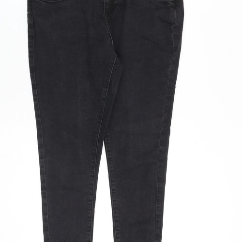 DNMX Womens Black Cotton Skinny Jeans Size 32 in L28 in Slim Zip