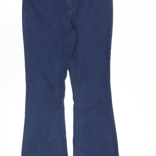 Simply Be Womens Blue Cotton Jegging Jeans Size 12 L29 in Regular