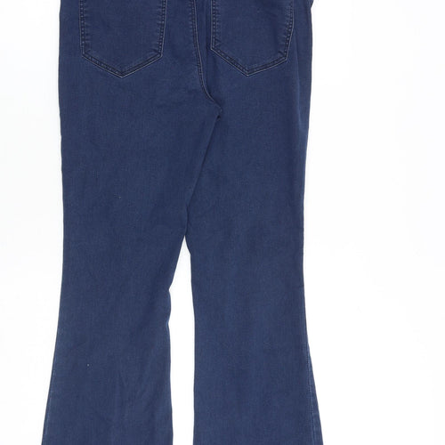 Simply Be Womens Blue Cotton Jegging Jeans Size 12 L29 in Regular