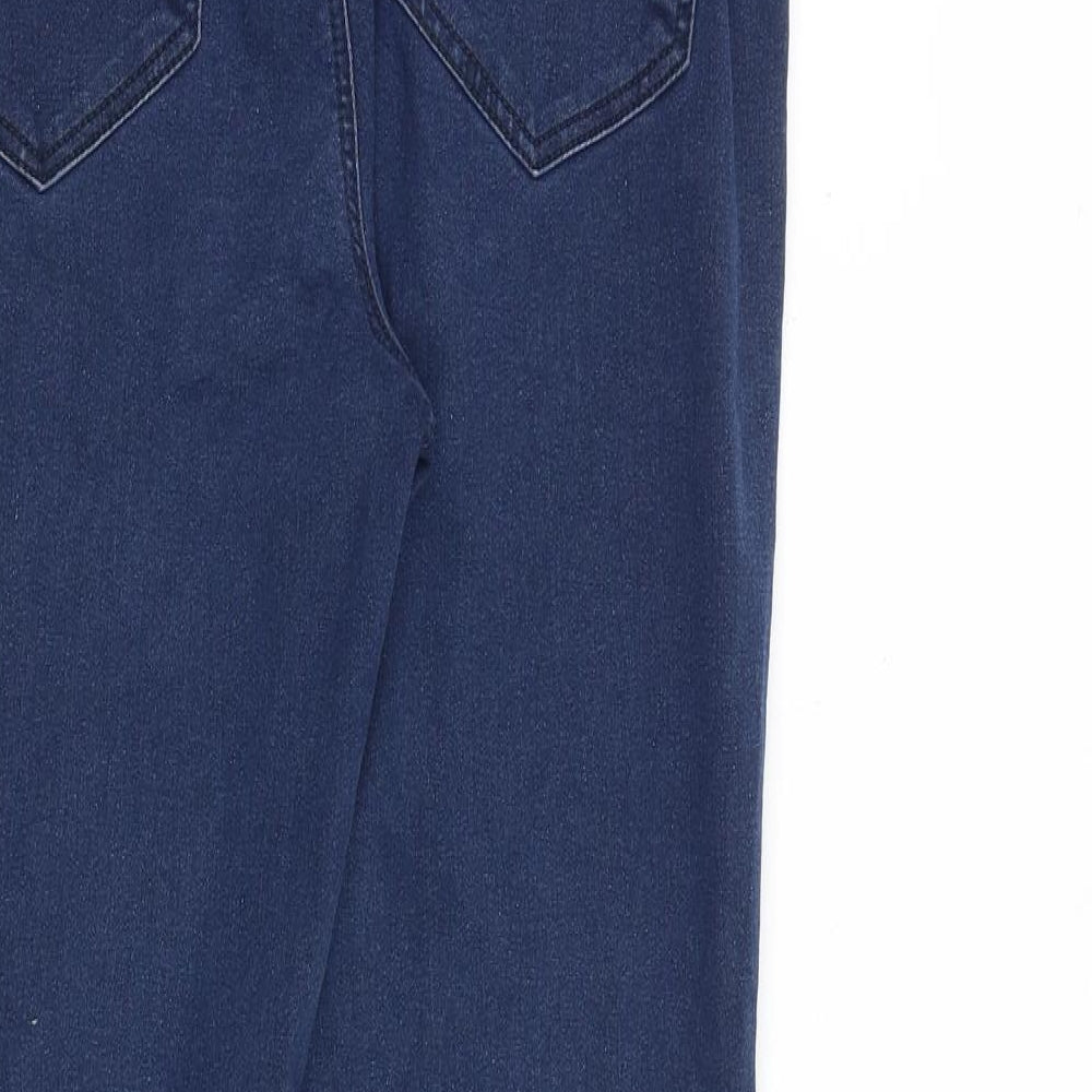 Simply Be Womens Blue Cotton Jegging Jeans Size 12 L29 in Regular