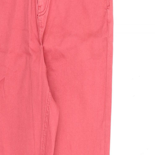 George Womens Pink Cotton Skinny Jeans Size 12 L30 in Slim Zip