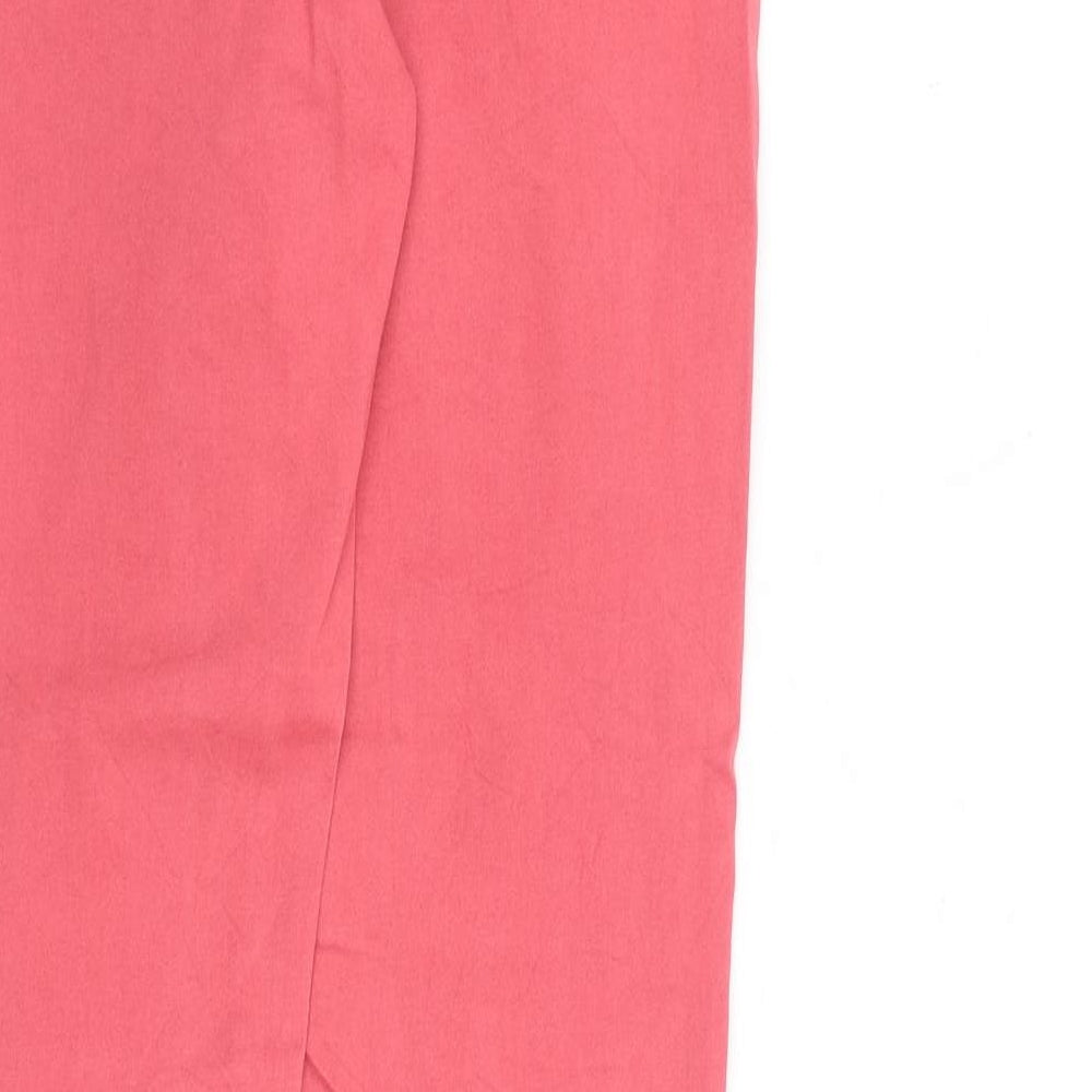 George Womens Pink Cotton Skinny Jeans Size 12 L30 in Slim Zip