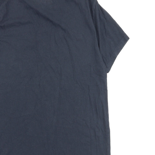 Jack Wills Mens Blue Cotton T-Shirt Size S Round Neck