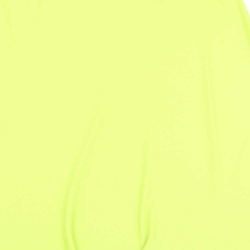 Marks and Spencer Womens Green Polyester Swing Skirt Size 24