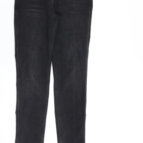 H&M Mens Black Cotton Skinny Jeans Size 28 in L31 in Slim Zip