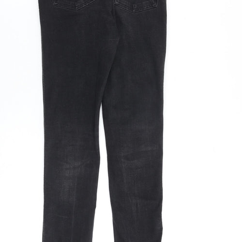 H&M Mens Black Cotton Skinny Jeans Size 28 in L31 in Slim Zip