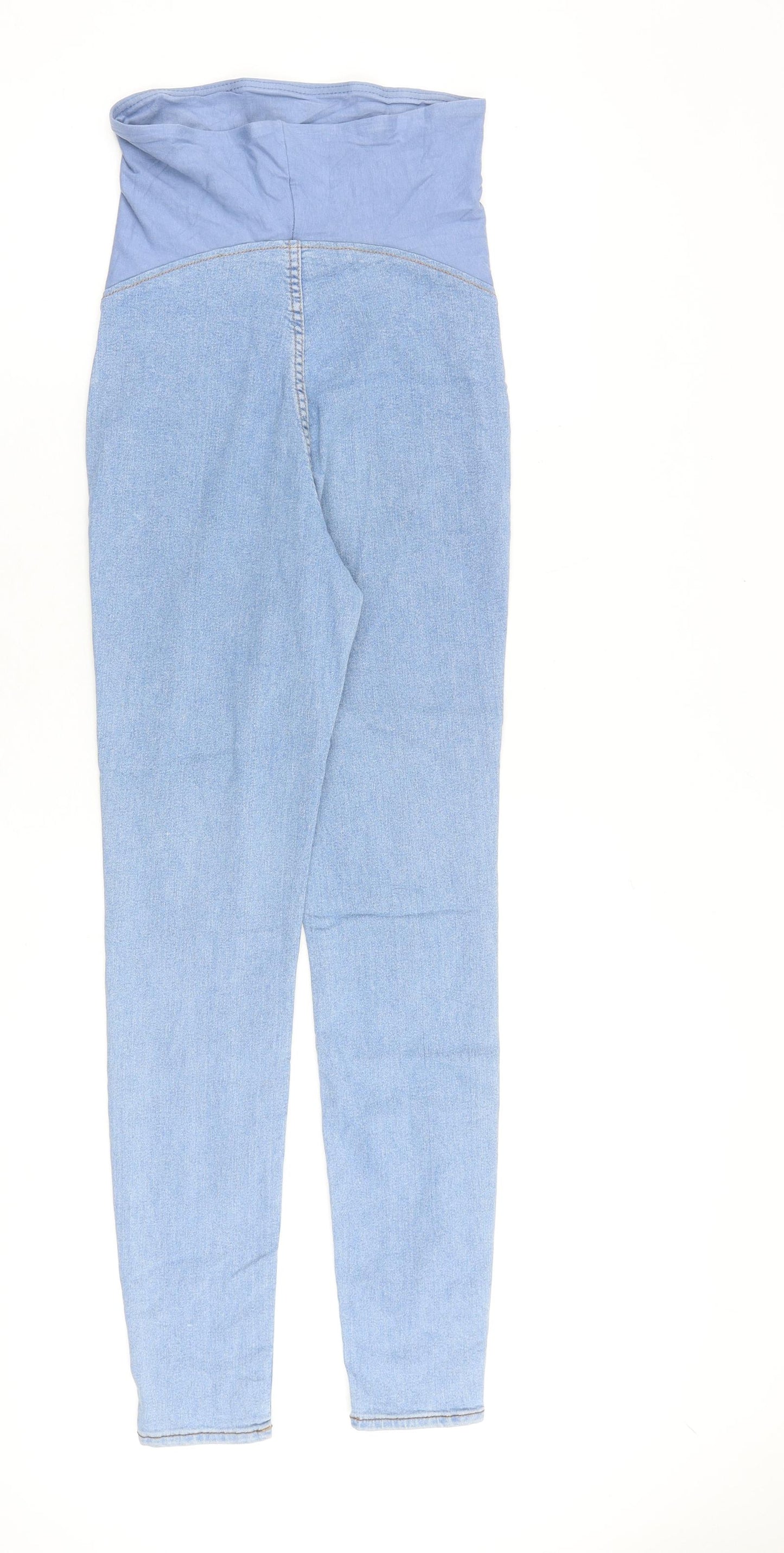 H&M Womens Blue Cotton Skinny Jeans Size S L29 in Regular