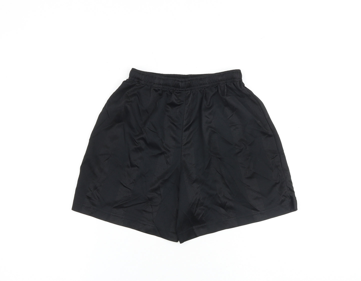 Sondico Boys Black Polyester Sweat Shorts Size S Regular
