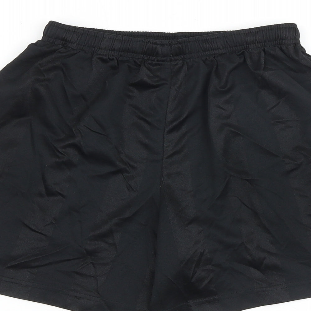 Sondico Boys Black Polyester Sweat Shorts Size S Regular