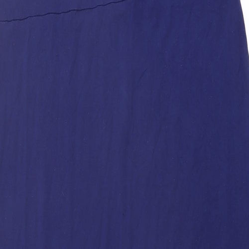 Bonmarché Womens Blue Viscose Shift Size 14 Round Neck Pullover
