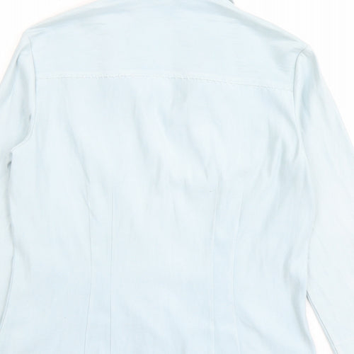 NEXT Womens Blue Polyester Camisole Button-Up Size 12 Collared