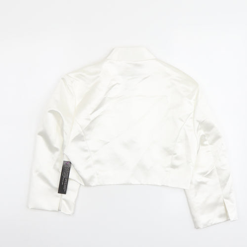 Debut Womens Ivory Jacket Blazer Size 12