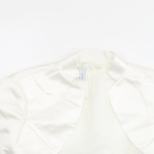 Debut Womens Ivory Jacket Blazer Size 12