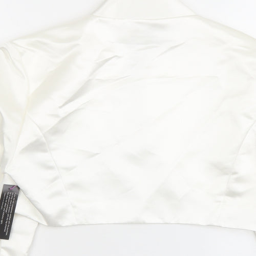 Debut Womens Ivory Jacket Blazer Size 12