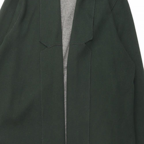 Marks and Spencer Womens Green V-Neck Polyester Cardigan Jumper Size XL
