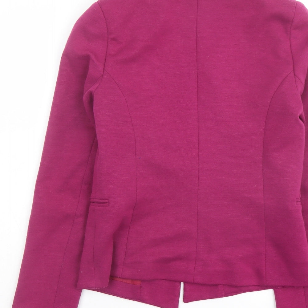 Miss Selfridge Womens Purple Jacket Blazer Size 4
