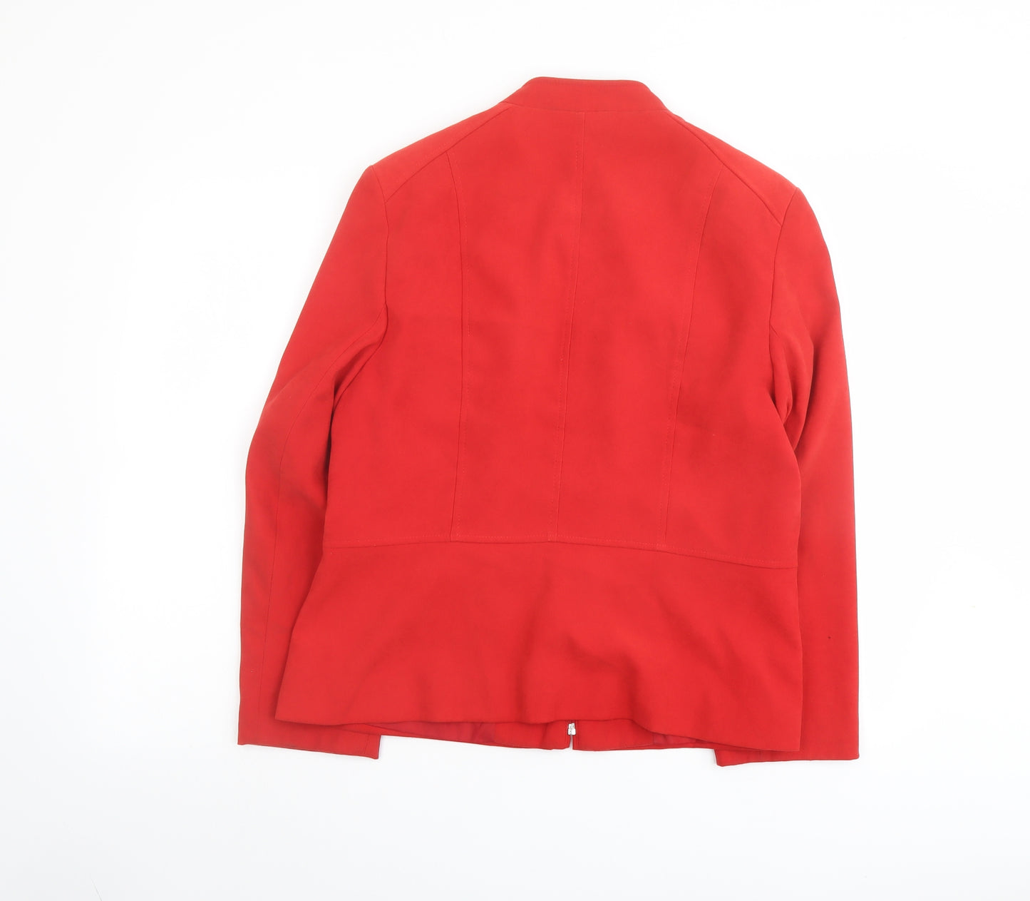 EWM Womens Red Jacket Size 14 Zip