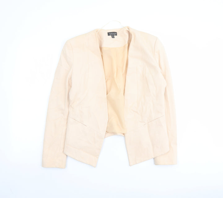 Topshop Womens Pink Jacket Blazer Size 12