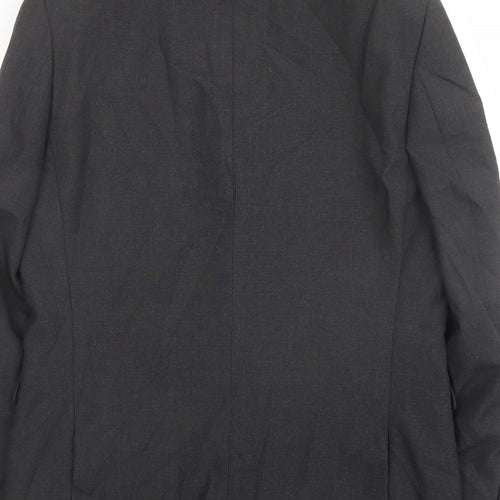 NEXT Mens Grey Polyester Jacket Suit Jacket Size 40 Regular