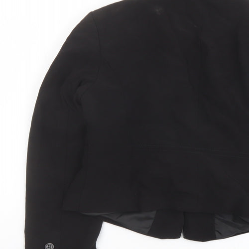 Marks and Spencer Womens Black Jacket Blazer Size 10 Button
