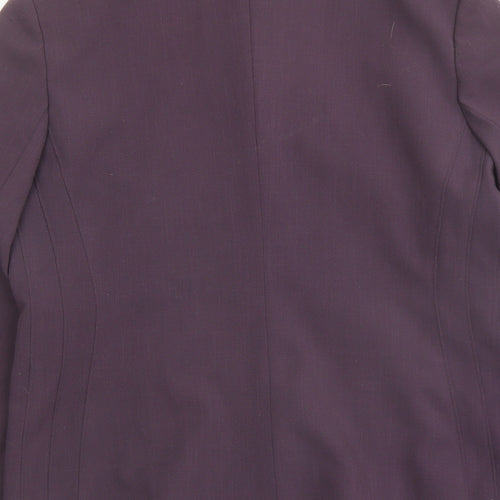 Lakeland Womens Purple Jacket Blazer Size 14 Button