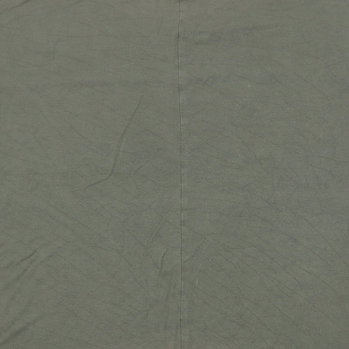 New Look Womens Green Viscose Basic T-Shirt Size 16 Round Neck