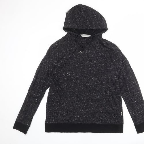 Esprit Womens Black Cotton Pullover Hoodie Size XL Pullover