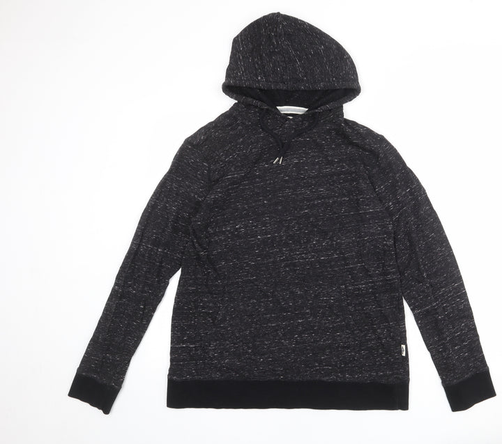 Esprit Womens Black Cotton Pullover Hoodie Size XL Pullover