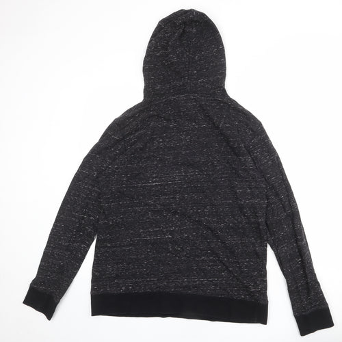 Esprit Womens Black Cotton Pullover Hoodie Size XL Pullover