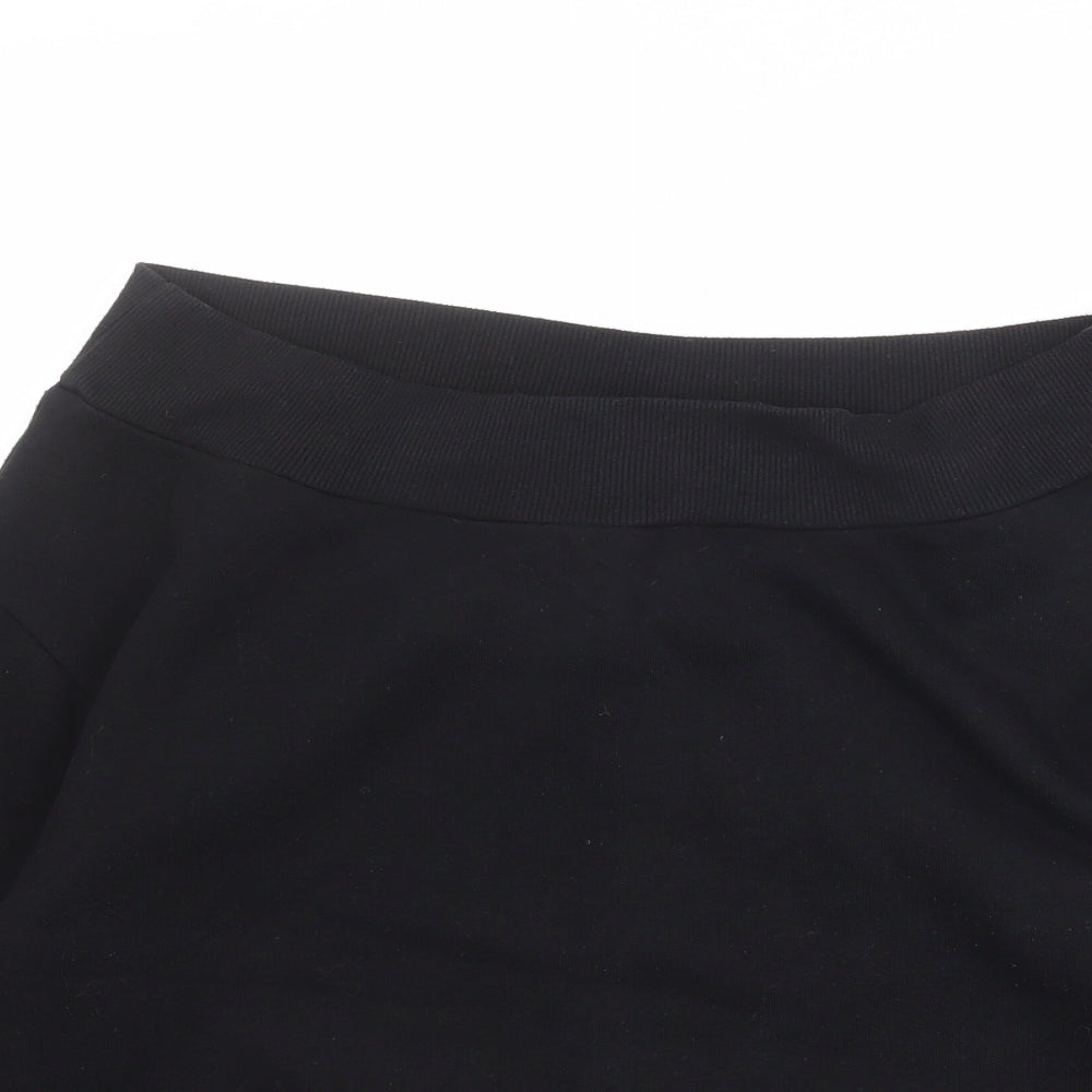 H&M Womens Black Cotton Pullover Sweatshirt Size M Pullover
