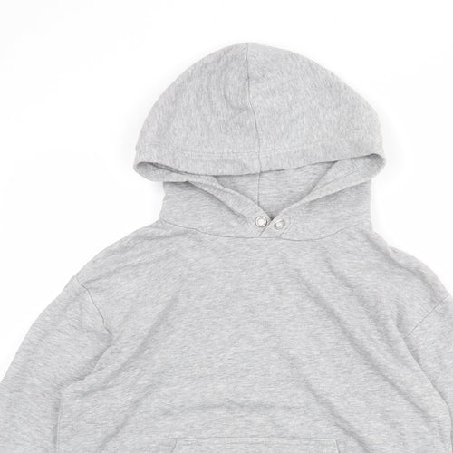 H&M Womens Grey Cotton Pullover Hoodie Size XS Pullover