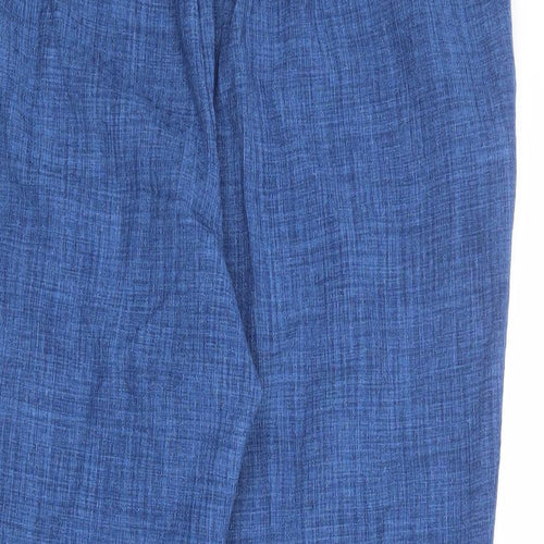 EWM Womens Blue Polyester Trousers Size 20 L25 in Regular